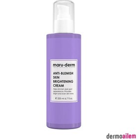Resim Maruderm Leke Karşıtı Cilt Beyazlatıcı Bakım Kremi 200 ml 
