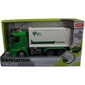Resim Ctoy Sesli Ve Işıklı Çöp Kamyonu Çok Renkli 