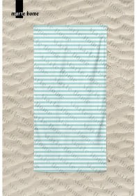 Resim Marte Home Summer Stripes 3 - Baskılı Plaj Havlusu Mavi, Beyaz 