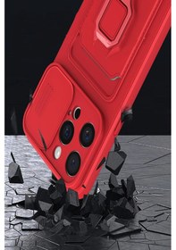 Resim Cosmotex Newface İphone 15 Pro Max Kılıf Zuma Kartvizitli Yüzüklü Silikon - Lacivert 