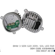 Resim Bmw 3 Seri G20 2019- Sol Led Far Modül 63118496135 