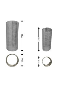 Resim Eca Kombi Tesisat Filtresi (SÜZGECİ) Petek Kombi Bakımı Filtre 1/2" Ve 3/4" Filtre Birlikte Gönderilir 