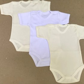 Resim Özdemirli Bebe Çıtçıtlı Badi Kısa Kol (3 Lü Paket) 
