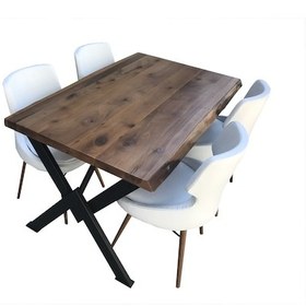 Resim Masa X Ayak KÜTÜK desen Kalınlaştırma Tabla Dökme sünger minder sandalye Metal Nikelaj El Yapım 