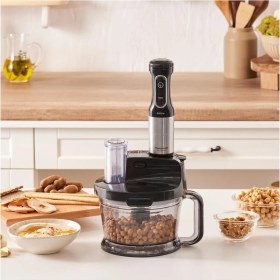 Resim 4 Lü Paslanmaz Çelik Bıçaklı 2000W Blender ve Mutfak Robotu, Siyah 