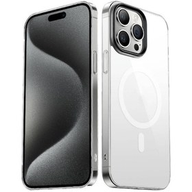 Resim Apple Uyumlu iPhone 15 Pro Zore Wireless Şarj Özellikli Şeffaf G 