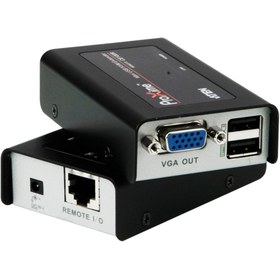 Resim Genel Markalar Vga Cat 5 Kvm (KEYBOARD/VİDEO MONİTOR/MOUSE) Mesafe Uzatma Cihazı, Usb Konsol, 100 Metre Usb Vga Ca 