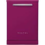 Resim Vestel BM 5011 Retro Pembe Bulaşık Makinesi 
