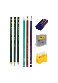 Resim Karakalem Eskiz Çizim Seti Masaüstü Şövale 25x35 Cm Duralit Resim Kağıdı Resim Kalemi Dağırıcı Gölgelendirme Hamur Silgi 