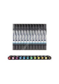 Resim Zig Kurecolor Kc3000 Twin S Marker 12 Li Set Mat Renkler 