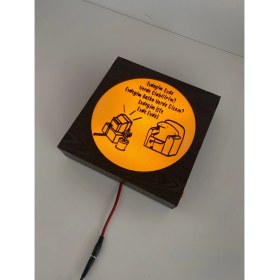 Resim Lumos Dekor Evdeyim Evde! - Işıklı Dekor 