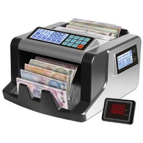 Resim Bill Counter Silver AL-4000S TL - EUR - USD Adet Sayımlı Karışık Para Sayma Makinesi 