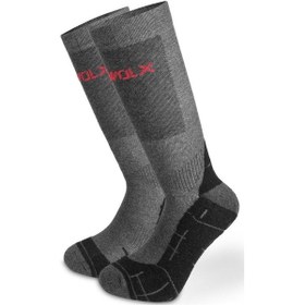 Resim Dizaltı 4 Mevsim Çorap Gri 