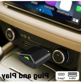 Resim Fastbuy Mavi Hangjing 2-in-1 Kablosuz Carplay/android Auto Adaptör, İos 10-android 11 Uyumlu, Pil Gerekmez 