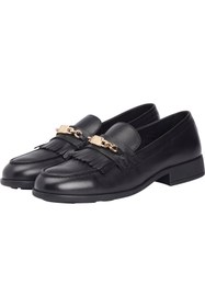 Resim Tommy Hilfiger TH CHAIN FRINGE LEATHER LOAFER 