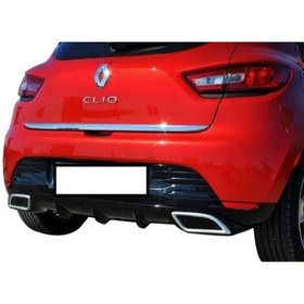 Resim ASKROM Renault Clio 4 2012-2019 Hb/sw Egsoz Çıkış Kromu 2 Prç. P.çelik 