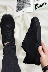 Resim gizlitopuk Boy Uzatan 6 cm Gizli Topuklu Siyah Beyaz Erkek Spor Ayakkabı GT-Casual003 