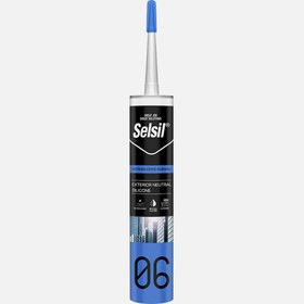 Resim Selsil Nötr Dış Cephe Silikonu Beyaz 300 ML 