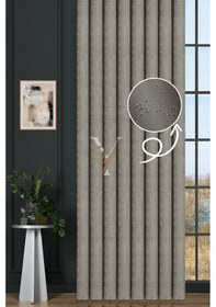 Resim Kenzo Fon Perde V-676 Bej Bej 