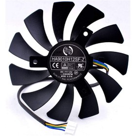 Resim 8.5 Cm Fan 4 Pin Ekran Kartı Fanı 