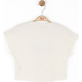 Resim Nk Kids Intimate Kız Çocuk T-shirt 38353 Krem 