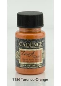 Resim 1156 Turuncu - Dora Metalik Kumaş Boyası 