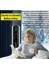 Resim Tüm Ev İçin 9 Litre Büyük Boy Hava Nemlendirici Humidifer Bebek Ve Çocuklar İçin Uv Karbon Hava Temizleme 