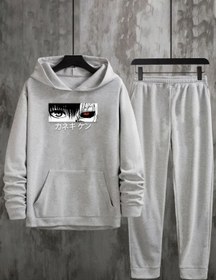 Resim uyguntarz Unisex Ken Kaneki Baskılı Eşofman Takımı 