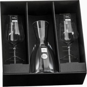 Resim Sky SensisPlus Kırmızı Şarap Seti, 2 Kadeh + 1 Sürahi, Kristal Cam 