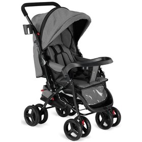 Resim Babyhope Çift Yönlü Puset (Kırçıllı Gri) 