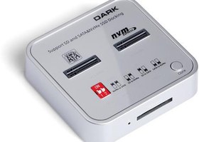 Resim Dark M2 Ssd Disk İstasyonu Klon Ve Sd Kart Destekli DK-AC-DSDM2C 