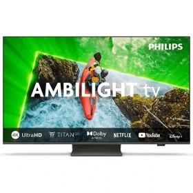 Resim Philips 55PUS8609/62 55'' 139 Ekran Uydu Alıcılı 4K Ultra HD LED Dolby Atmos Titan Os Ambilight TV 