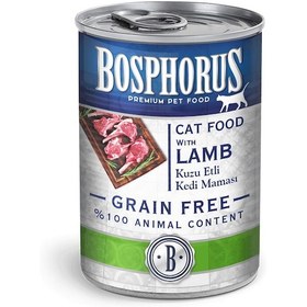 Resim Bosphorus Kuzu Etli Yetişkin Kedi Maması 6 x 415 G 
