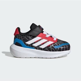 Resim Adidas Runfalcon Spiderman Erkek Bebek Spor Ayakkabı Jr5661 Siyah 