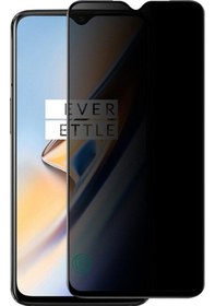 Resim Oneplus 7 3D Full Privacy Gizlilik Tempered Cam Ekran Koruyucu Siyah (481964916) 