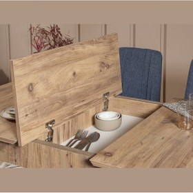 Resim Milano Medium Mutfak Masa Takımı Atlantik Lacivert 