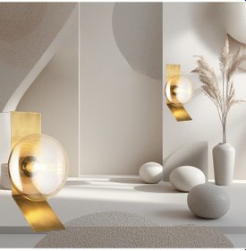 Resim Lampaluce Modern Tasarımlar Incinta Tekli Aplik Eskitme 