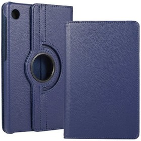 Resim Lenovo Tab M10 Plus Tbtb-128f 3. Jenerasyon Uyumlu Zore Dönebilen Standlı Kılıf-lacivert Tablet Kılıfı 