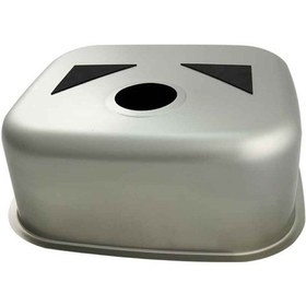 Resim Kulvaravm 304 Çelik 40 x 45 Keten Dokulu Geniş Delikli Eviye 