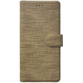 Resim Samsung Galaxy A50s Kılıf Fabric Book Wallet Gold 