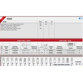 Resim Sibop Takımı 2470 2471 In 8 Ex 8 Brava Marea 1.8 16v 7766564 7766565 