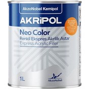 Resim Akripol Akrilik Neo Color Renkli Astar Beyaz 1 Litre 