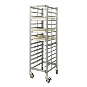 Resim Tribeca PDC-714 Demonte Pizza Hamur Teknesi Taşıma Arabası, 14 Raflı, 62x48x177 cm 