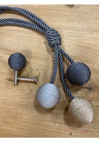 Resim Sahara Home Perde Aksesuarı Yan Bağlama Ve Renso Takım 1 Renso 3 Top 