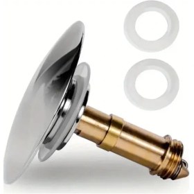 Resim Willowhaven 1 Adet Basmalı Banyo Açılır Pimaş, Krom Kaplama Evrensel Lavabo Tıkacı 