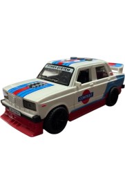 Resim Öz-Ka Işıklı Sesli Duman Çıkaran Sürtmeli Lada Araba 