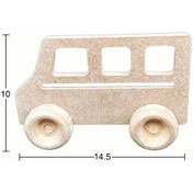 Resim Ahşap Oyuncak Minibüs 14,5x10cm Oy106 