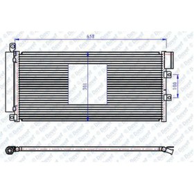 Resim Klima Radyatoru Kondenser Linea 1.3 Jtd 660X305X12 At/Mt Sanzuman 504607557 