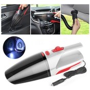 Resim CBTxGlobal Araç Kablolu Taşınabilir 120w Led Işıklı Güçlü El Süpürgesi Kablo Uzunluğu: 5m Beyaz 