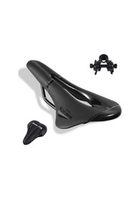 Resim Skycıty - Yastıklı Nefes Alabilir Bisiklet Seleleri: Dağ, Yol Ve Şehir Bisikletleri İçin Konforlu Çözüm Siyah 